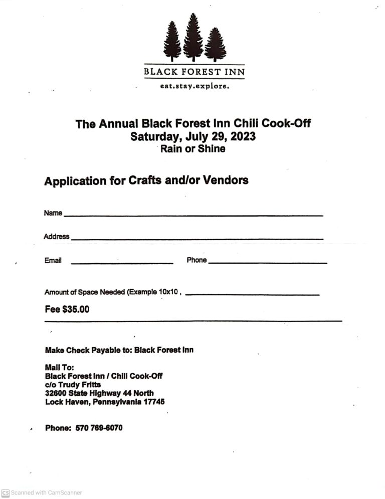 Chili Registration Form 2023_Black Forest Inn